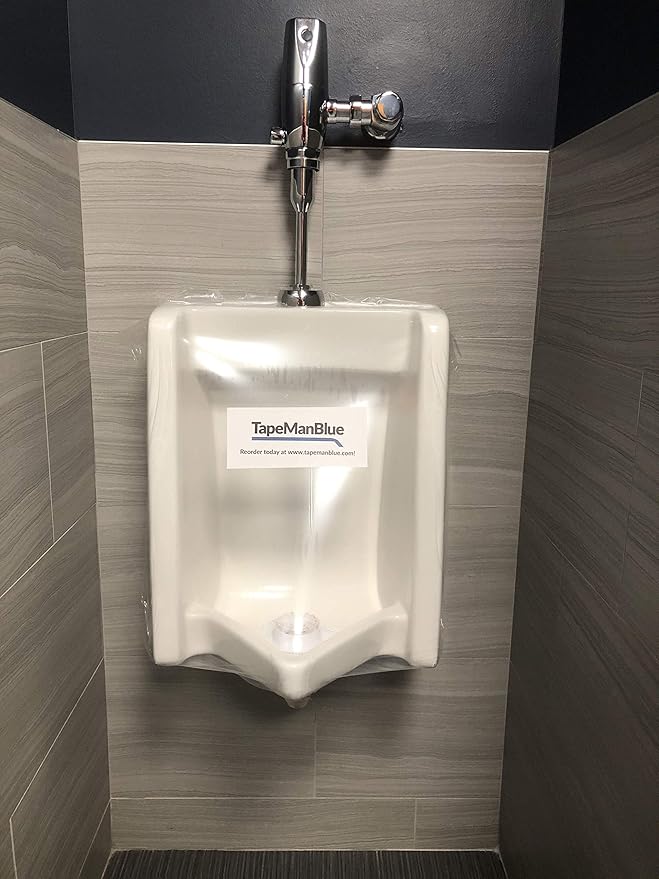 Toilet Wrap Out of Order Urinal Cover Film Made in USA Used to