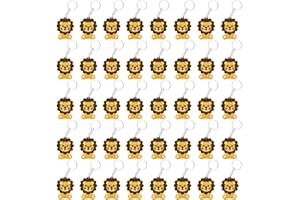 CiciBear 40 Pack Lion Party Decorations for Guests,Jungle Safari Wild Woodland Baby Shower, Kids Birthday Party Favor