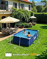 Sunrio 8'3"*5'*26" Rectangle Above Ground Swimming