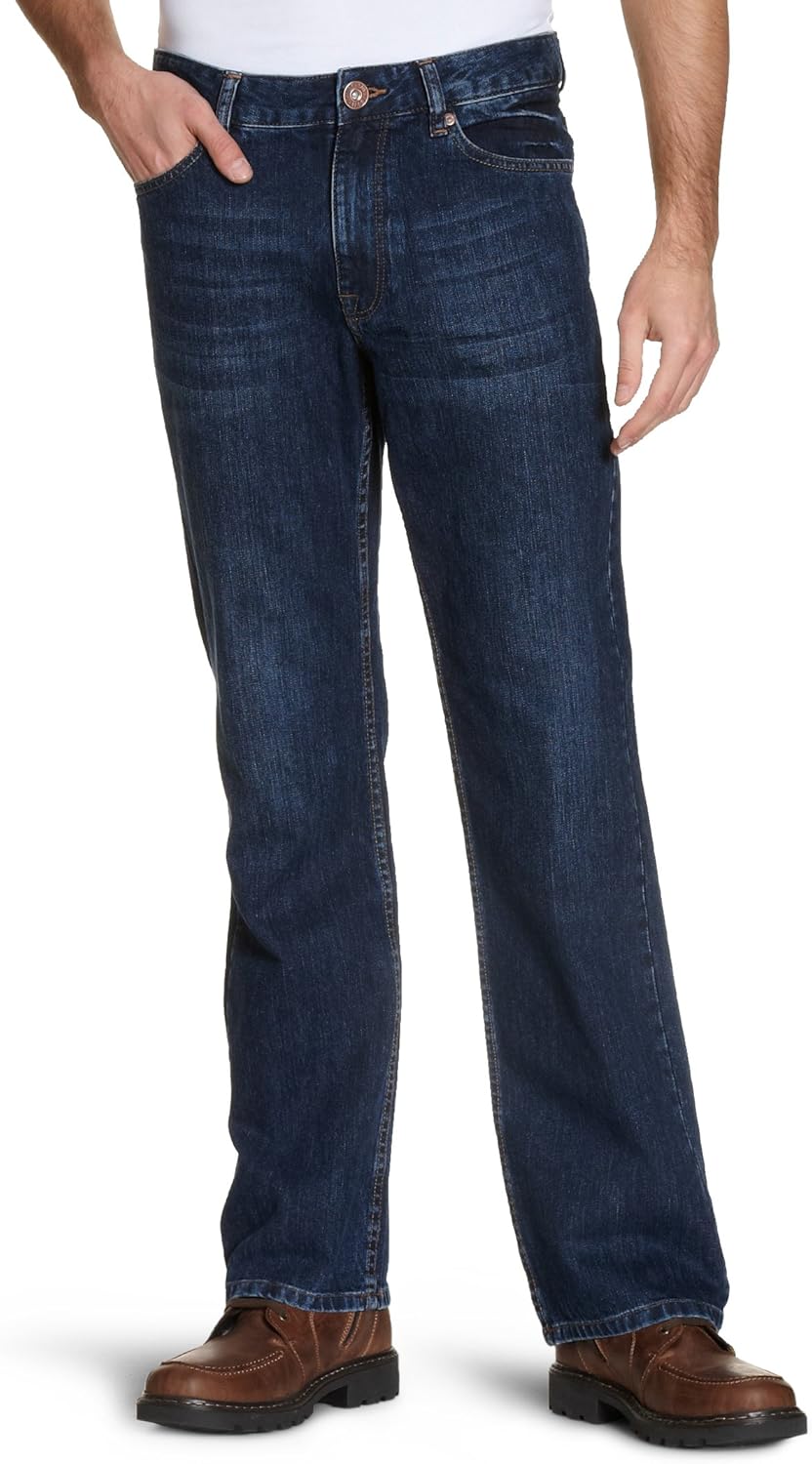 H.I.S Jeans Herren Jeans Hoher Bund Jeans Henry HIS102103008, Gr. 40/34, Blau (w5001; Pure