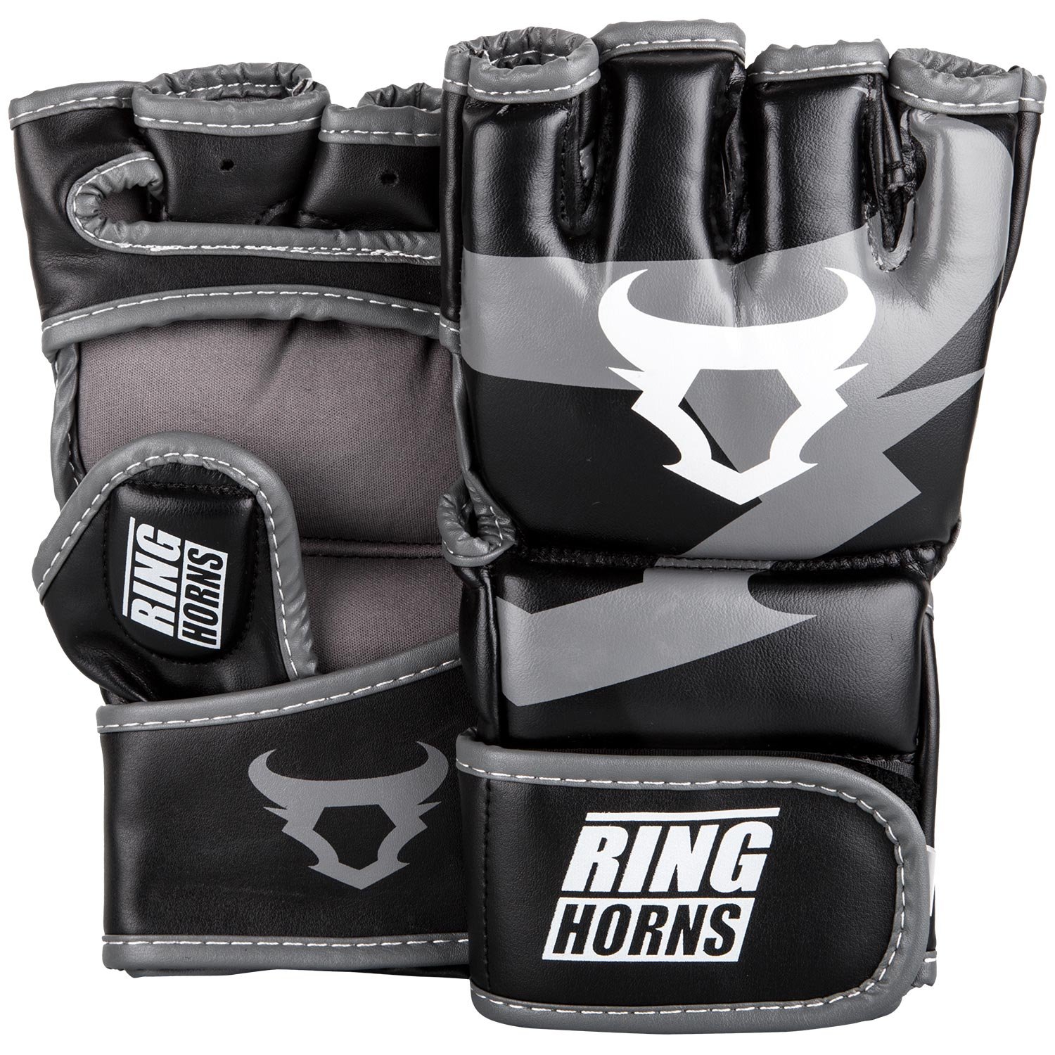 Ringhorns, Charger MMA Gloves, Unisex Adult, M, Black