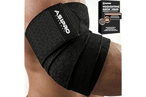 ASIPRO Elbow Wraps Weightlifting 40" Elbow Support for Gym Elbow Straps Weightliftіng Elbow Sleeve Weightіifting Elbow Wraps 