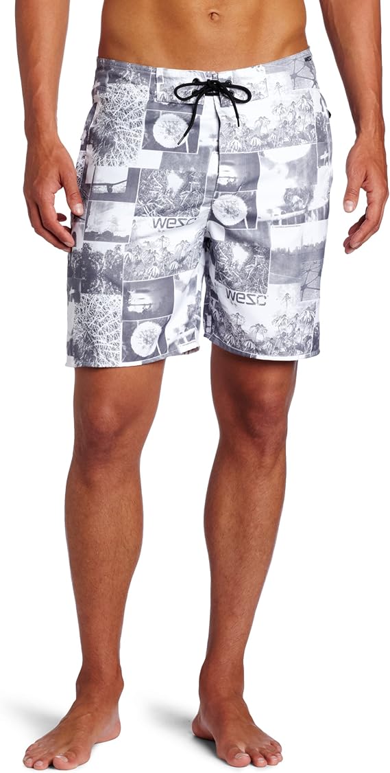 WeSC Teenboysmen's Butch Board Short, White, 28