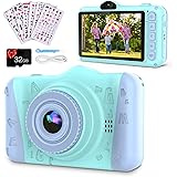 Coolwill Kids Camera for 3-12 Year Old Girls & Boys, 12MP Video Camera with 3.5 inch 1080P FHD Large Screen & 8X Digital Zoom