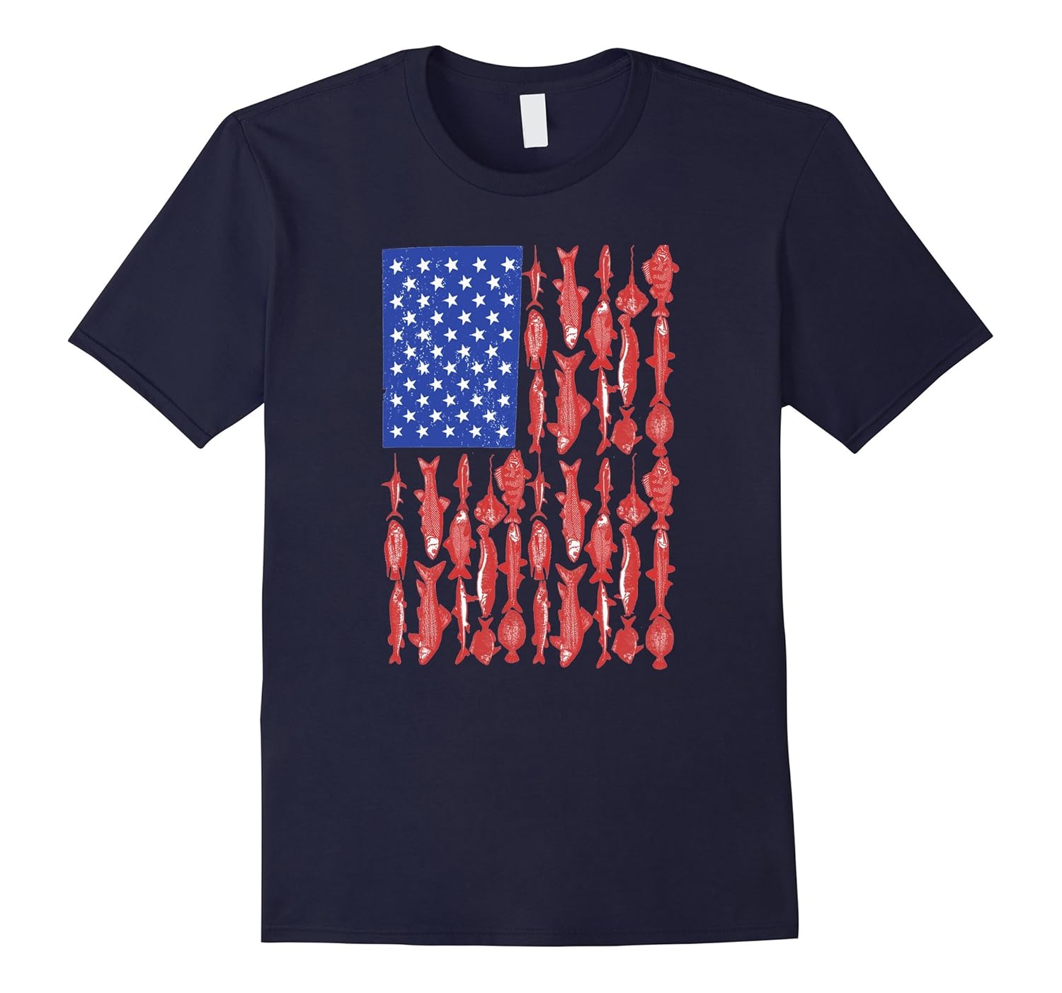 Fishing Rod Shirt & American Flag Fishing T Shirt-Rose