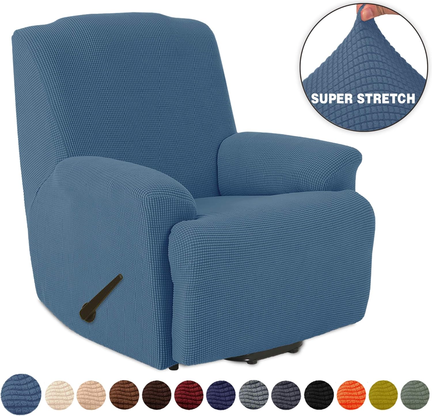 TIANSHU Stretch Recliner Covers, Recliner Chair Slipcovers,1 Piece Furniture Cover For Recliner