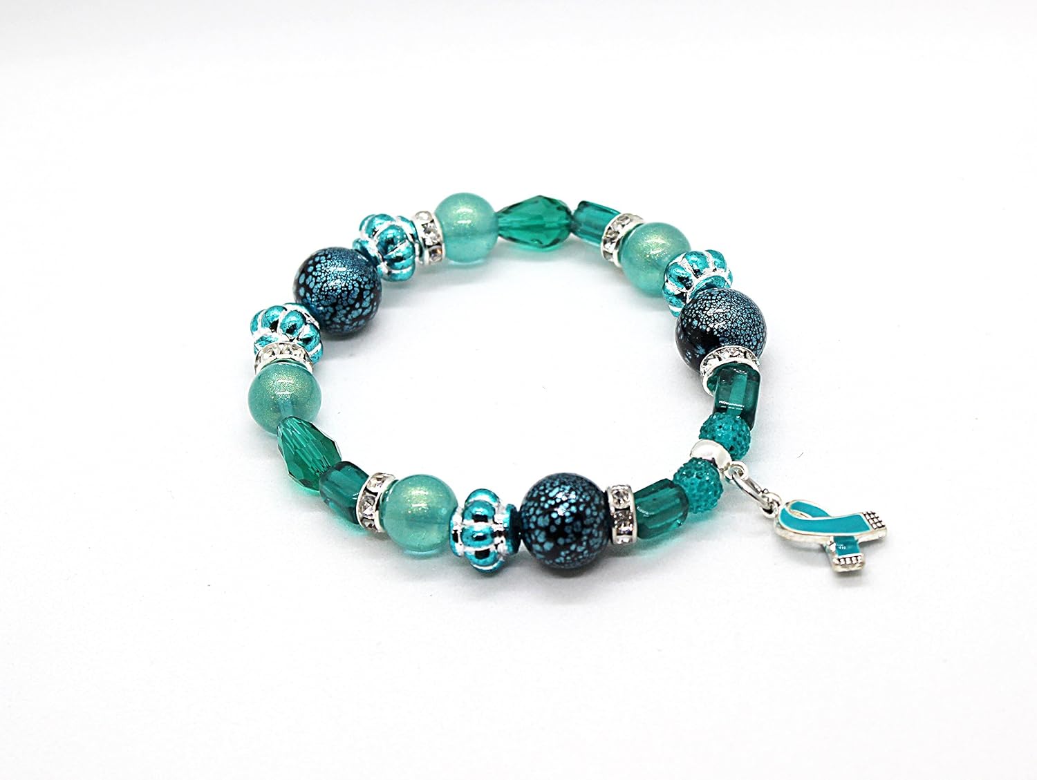 Ovarian Cancer Bracelet Handmade