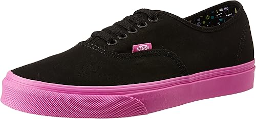 vans authentic black pink