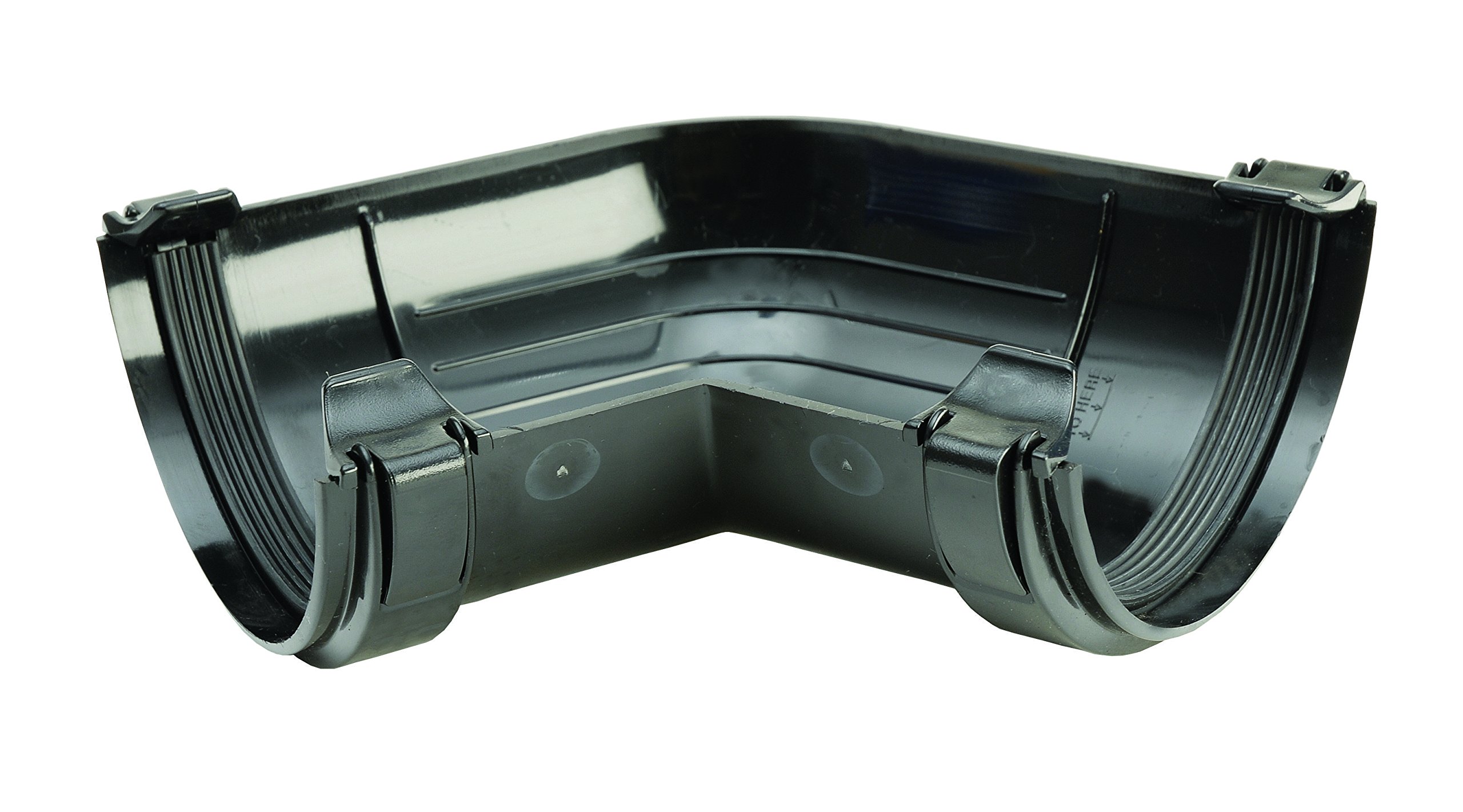 Hunter BR006 R6:B (112MM Half Round 120 Degree Angle) Half Round guttering Components.