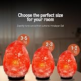 Straame Himalayan Salt Lamp 1-2 kg Wooden Base Handcrafted Gift view 5