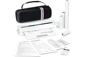 Phomemo Wireless Portable Printer, M832 Bluetooth Inkless Thermal Printer, Mobile Printers for Phone Laptop, Support 8.5"x11"