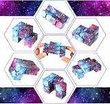 Skylety Cube Mini Blocks Rainbow Galaxy Space Sensory Desk Toy 4cm view 3