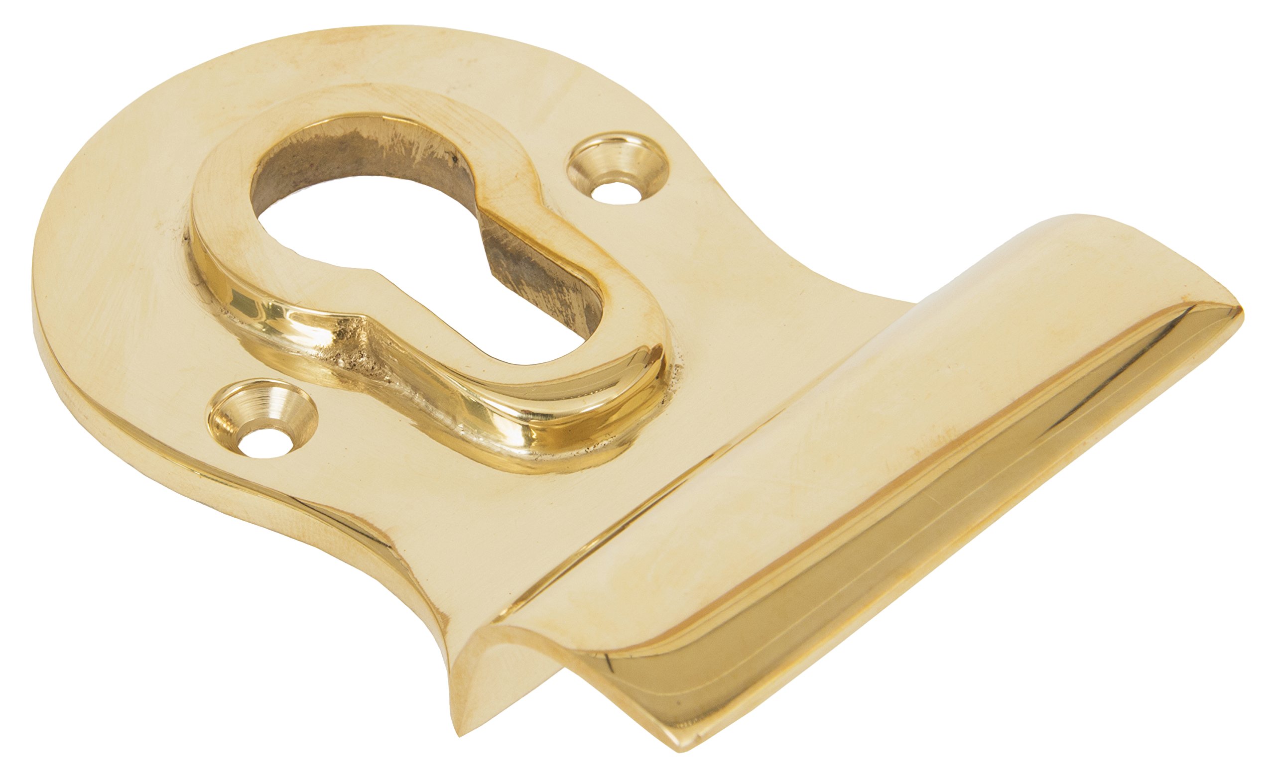From the Anvil Polished Brass Euro Door Pull