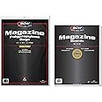 BCW Thick Magazine Bags and Backing Boards Combo Pack - 100 Each | Archival Clear Polypropylene Bags | Acid-Free Precision Cut Boards | Collectible Preservation Supplies | Magazine Storage