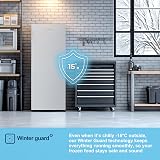 Fridgemaster MTZ55153E Freestanding Freezer 165L 143cm White 4 Star view 5