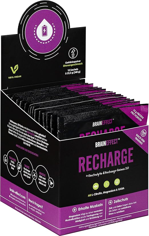 BRAINEFFECT RECHARGE Post Workout Shake mit LCitrullin
