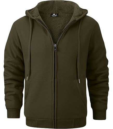 Amazon.com: North 15 Men's Hooded Sweatshirt Waffle Knit Thermal