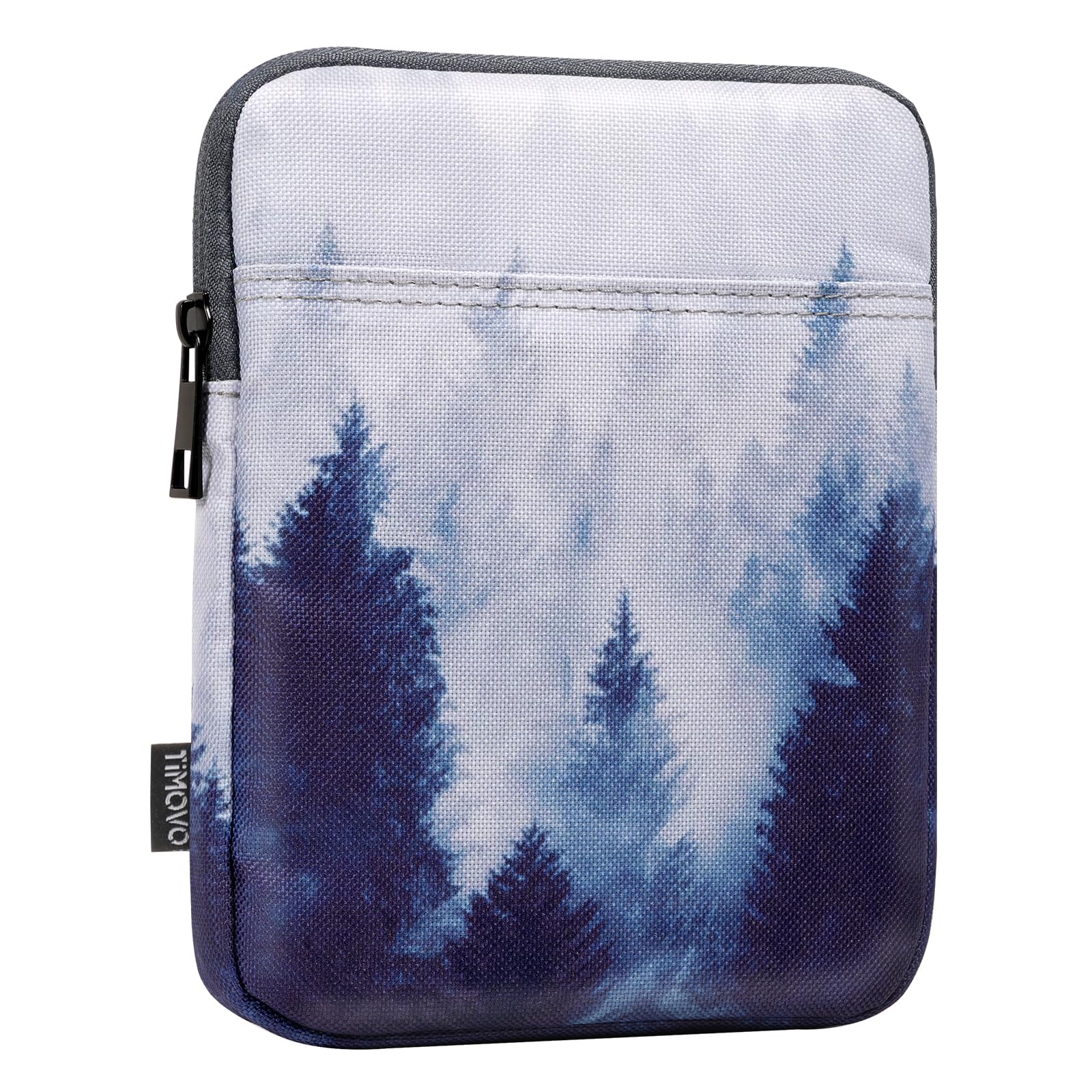 TiMOVO 6-7 Inch Sleeve Case for eReader Book Paperwhite/Colorsoft Signature Edition, Protective Sleeve Cover Pouch Bag Carrying Case for E-Reader/Oasis & Kobo Devices, Gray Forest