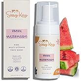 Sissy Kay Kids Face Wash - Foaming Face Wash For Kids - Gentle Skin Care - Natural Face Cleanser With Vitamin C & Vitamin E - For Girls and Boys - Tear Free - Sensitive Skin - Watermelon - 100 ml