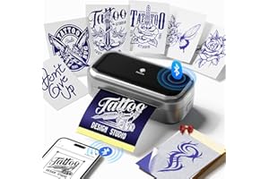 Phomemo TP31 Tattoo Stencil Printer, Mini Tattoo Printer with 30pcs Transfer Paper,Bluetooth Tattoo Machines Printers for Tattoo Beginners & Artists, Compatible with Tablet,Smartphone