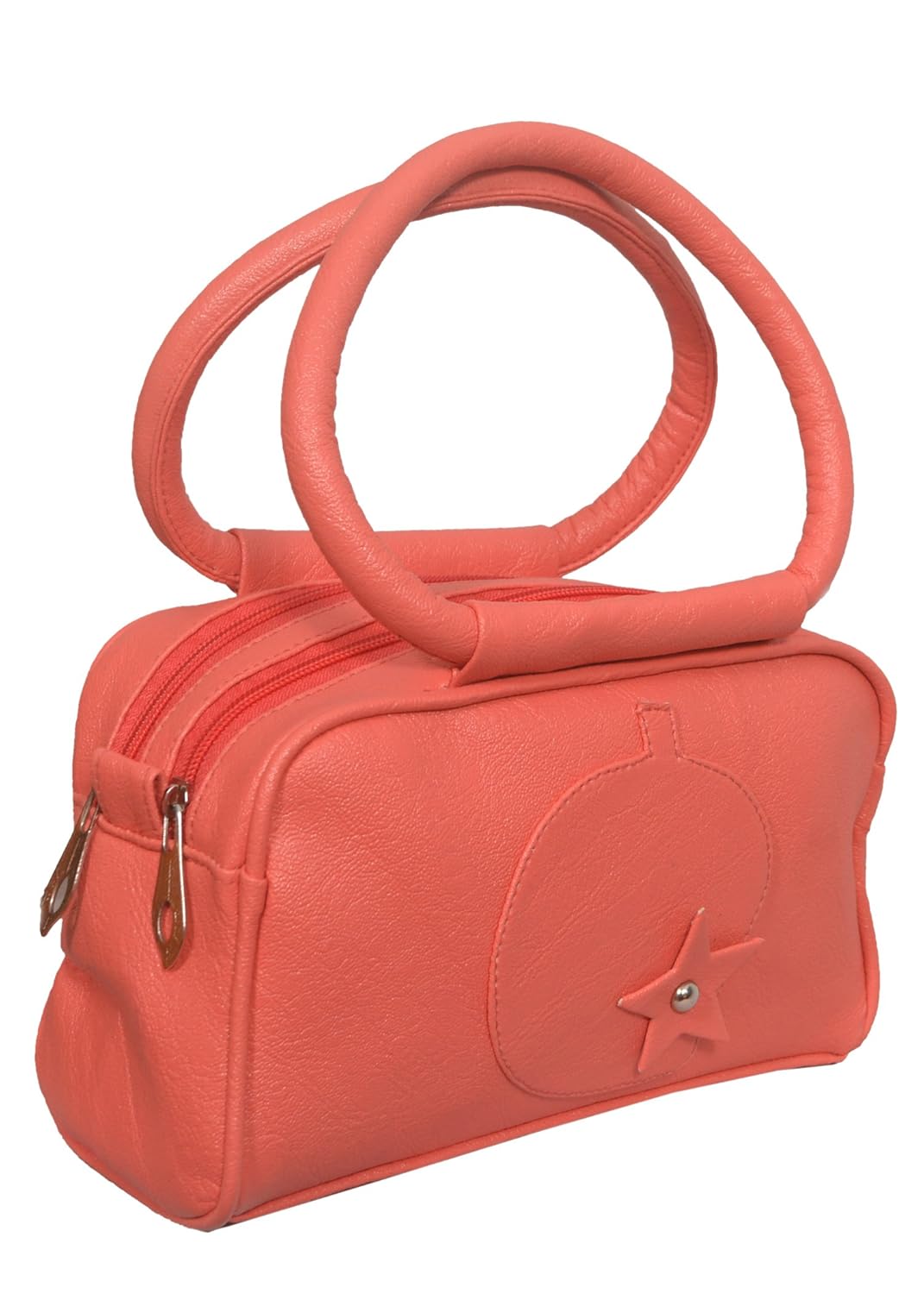 mango star pu girl's small carry bag - redish