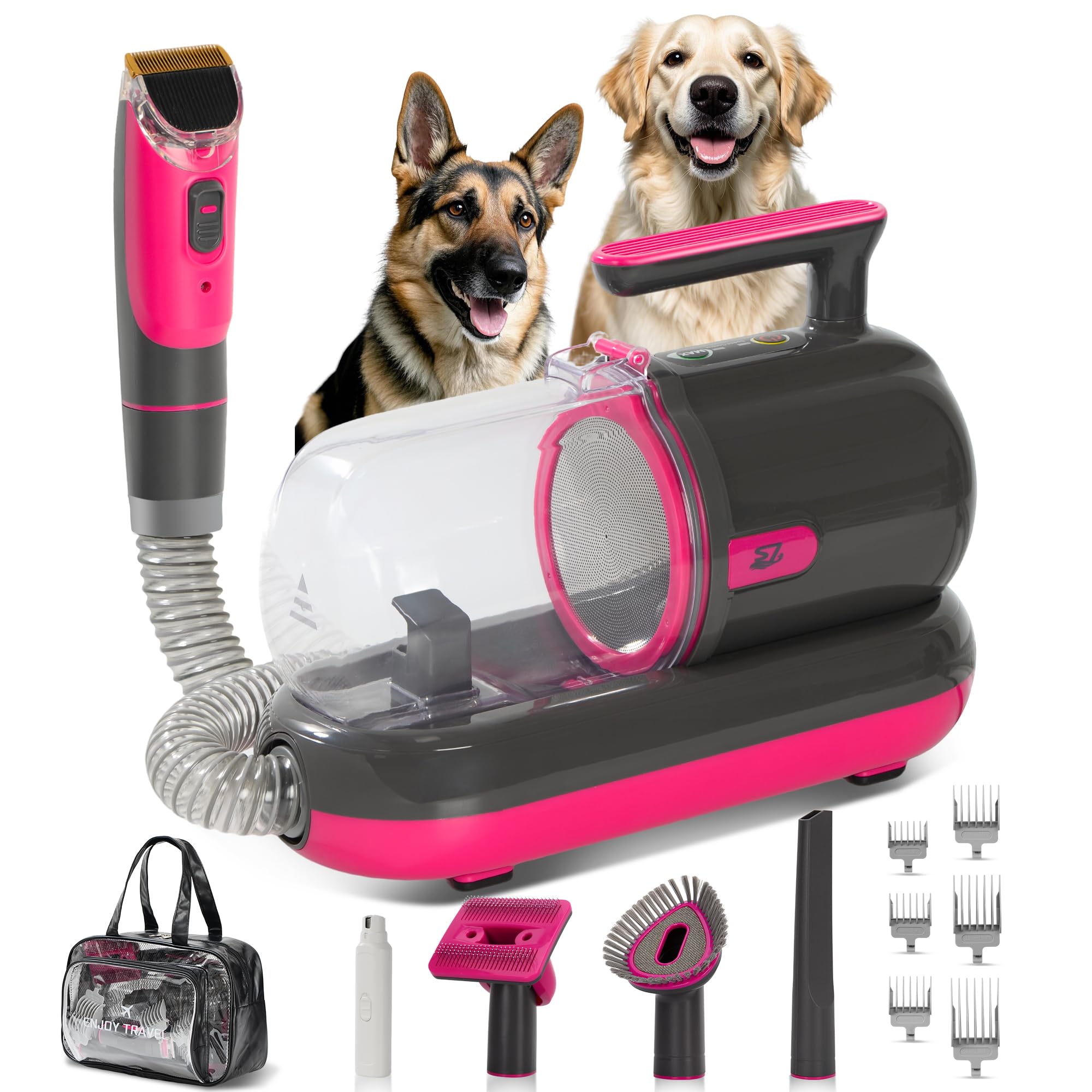 Photo 1 of High-Suction Dog Grooming Vacuum for Small & Medium Dogs, Compact Hair Collection System for Regular Trimming & Maintenance, Strong Suction, Low-Mess Indoor Grooming
