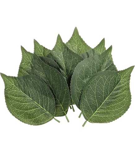 Amazon.com: PATIKIL 3.5x2 Artificial Green Leaves, 60 Pcs Bulk