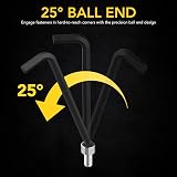 LEXIVON Master Wrench Key Set 35-Piece Long Arm Ball End Hex Keys LX-131 view 7