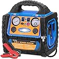ZunDian 6-in-1 1800 Amp Jump Starter with Air Compressor 260PSI Tire Inflator, 12V Car Battery Jumper Starter Booster Pack for Truck Automotive Battery, Portable Power Station 400W AC Power Inverter