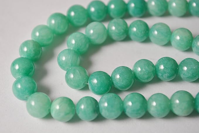 Amazon ビーズクラブ ジェイド ラウンド エメラルドグリーン 8mm 連売り パワーストーン ブレスレット 天然石 ビーズ ストーン 通販