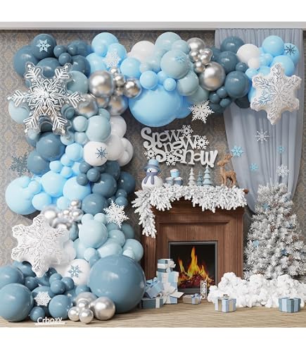 Blue Balloons Garland Arch Kit - 104pcs Blue White Silver Balloon Arch Kit 104pcs White Silver Balloon With Confetti For Boys Birthday Party Baby Shower Wedding Chris Lumana