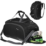 SKYLE 3-Way Gym Sport Bag Travel Duffel Bag Backpack with Shoe Compartment