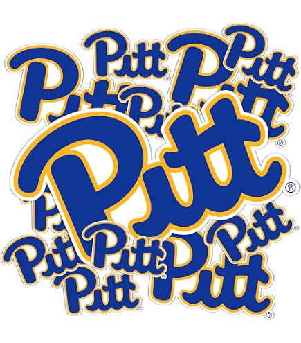 WinCraft NCAA Pittsburgh Panthers Pitt Logo Vinyl Decal - 4x4 Inch Outdoor Sticker