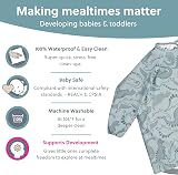 BIBaDO Long Sleeve Baby Bibs Coverall Weaning Bib 6-36 Months Waterproof view 4