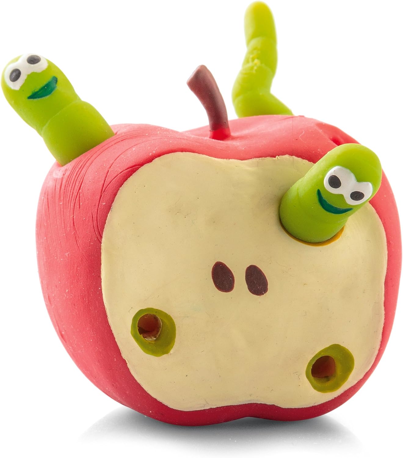 Tobar Stretchy Apple and Worms Tactile Stress Toy, Mixed, Piccolo