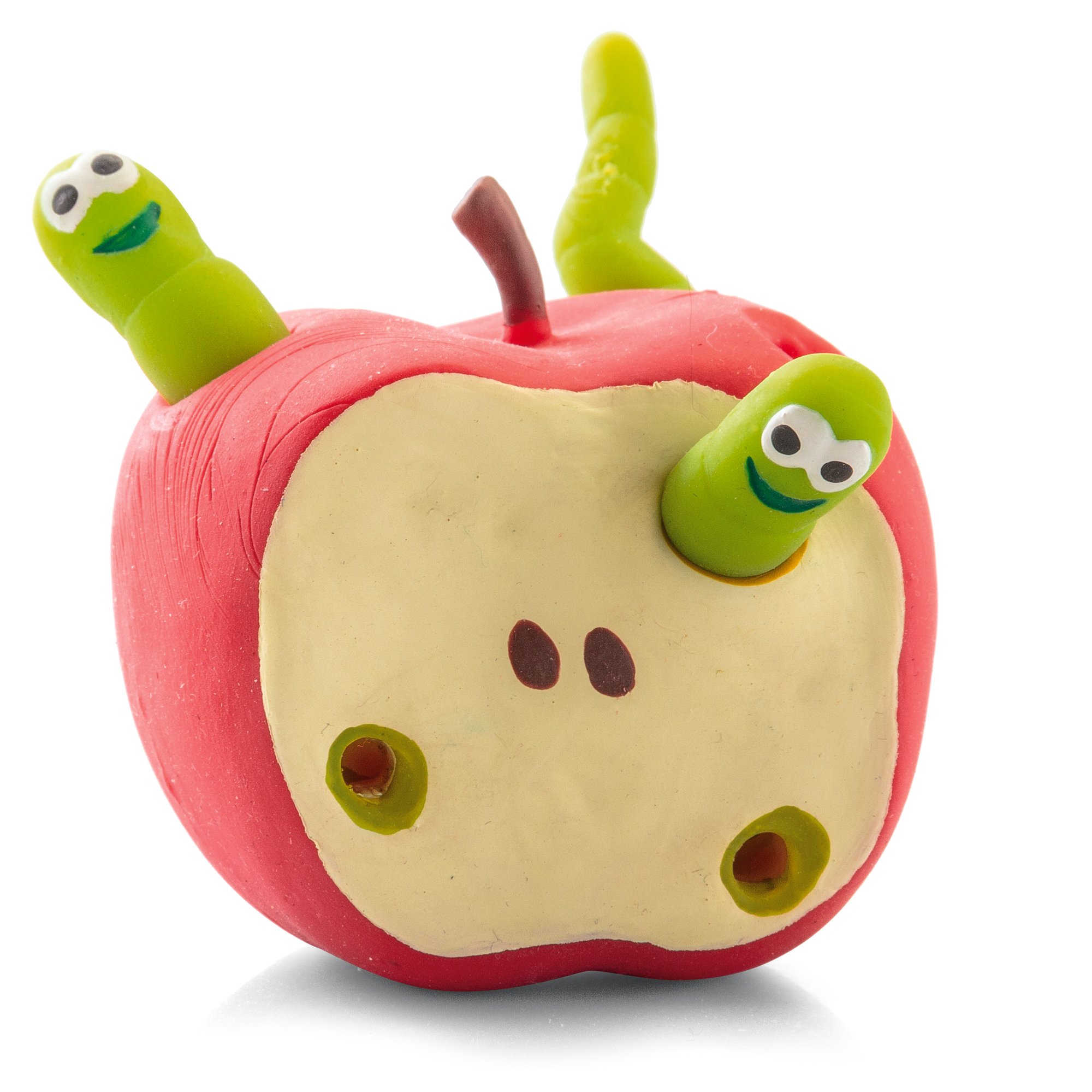 Tobar Stretchy Apple and Worms Tactile Stress Toy