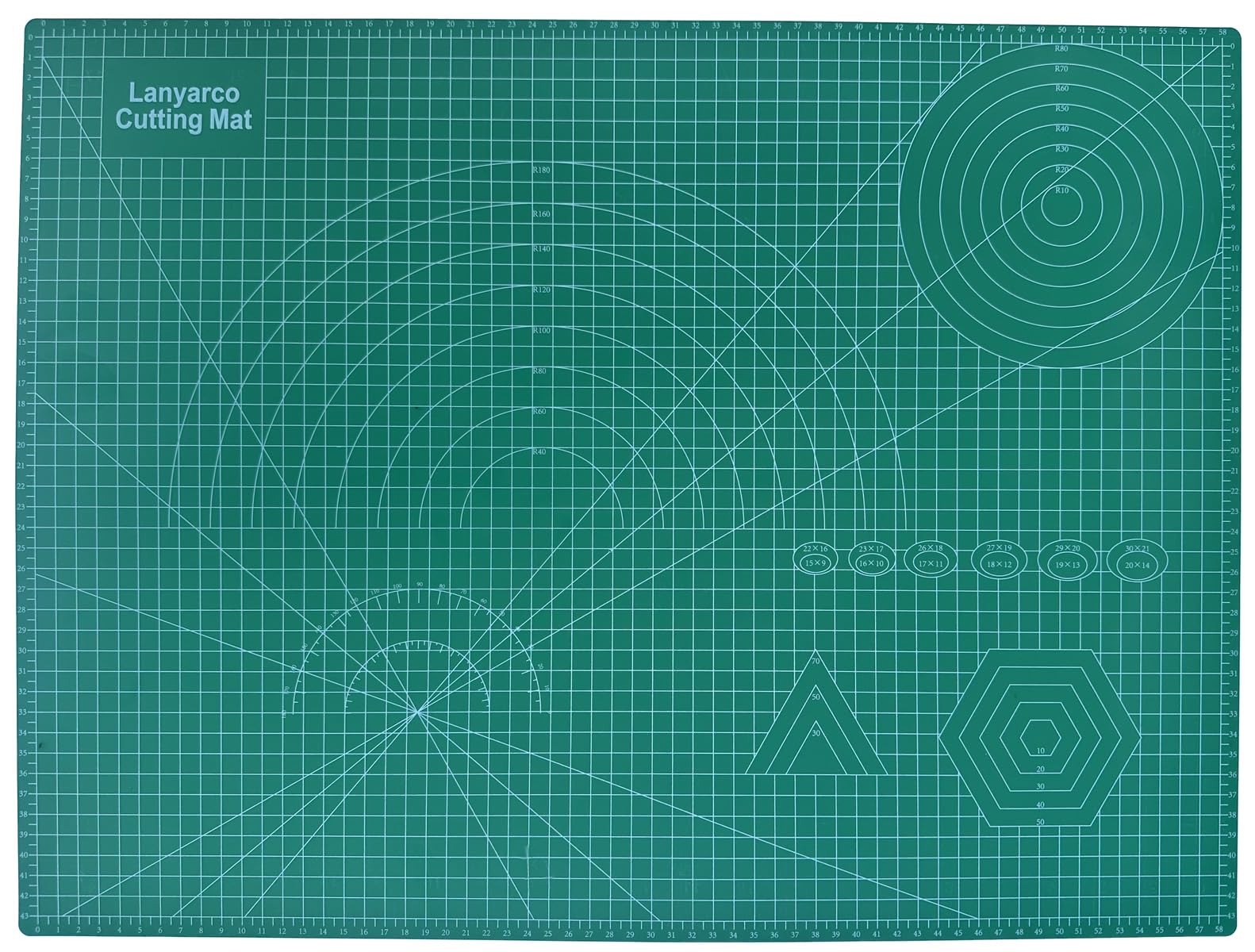 Gundam Model Builder's Self Healing Cutting Mat Rotary Sewing Mat Quilting Cutting Board, Craft Cutting Board for Sewing, Double Sided, 2.4 Pounds, 5-layer 18