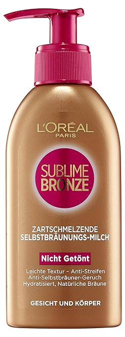 title=L'Oréal Paris, Latte autoabbronzante Sublime Bronze, 1 x 150 ml [Versione