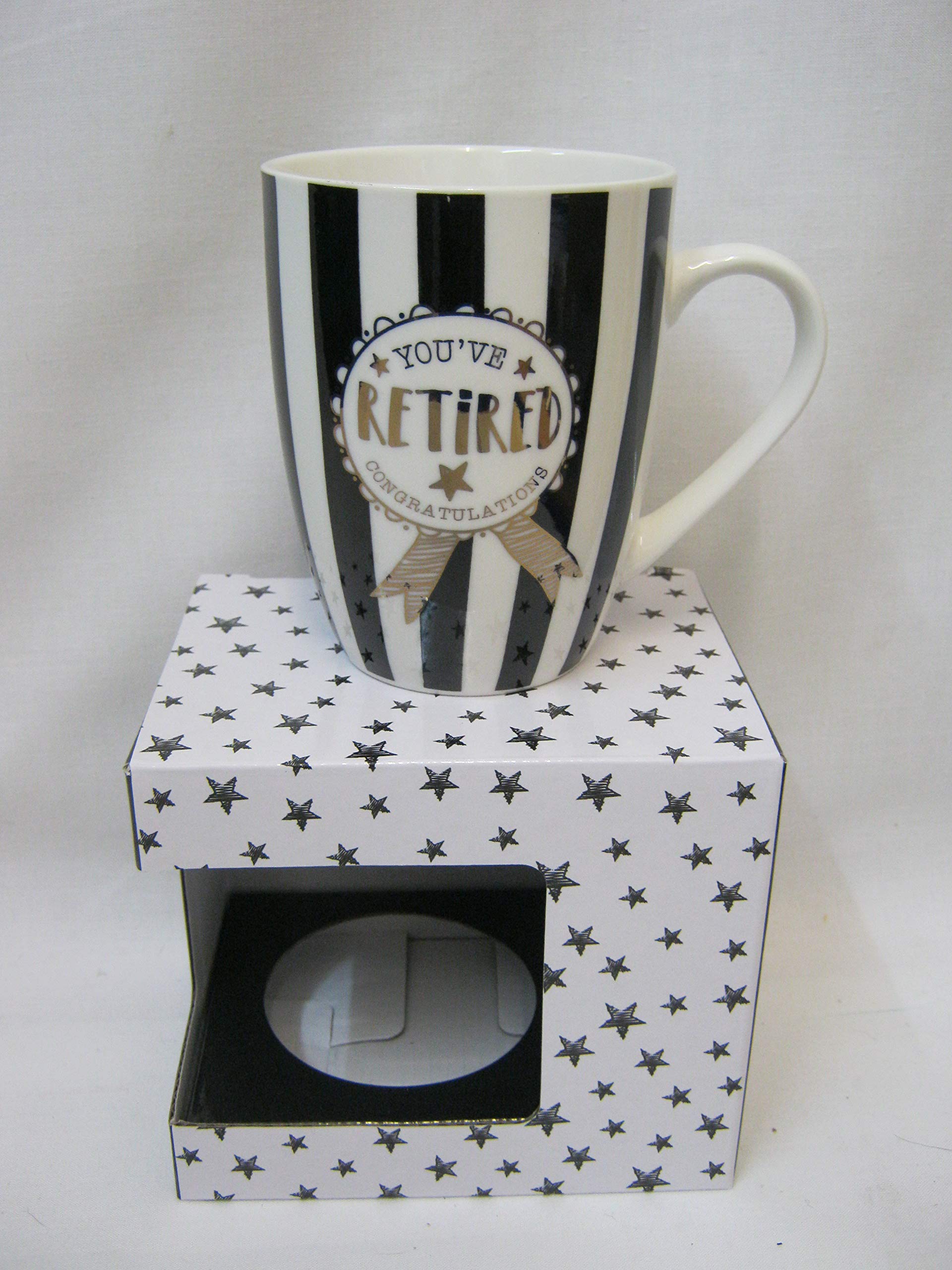 New BGT Tea Coffee Mug You've Retired Congratulations XQ060