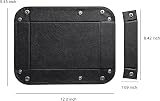 Leather Valet Tray - PU Organizer for Keys & Watch Storage view 3