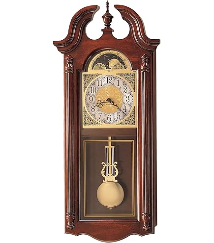 Amazon.com: Howard Miller Fenton Wall Clock, Crystal Glass Golden