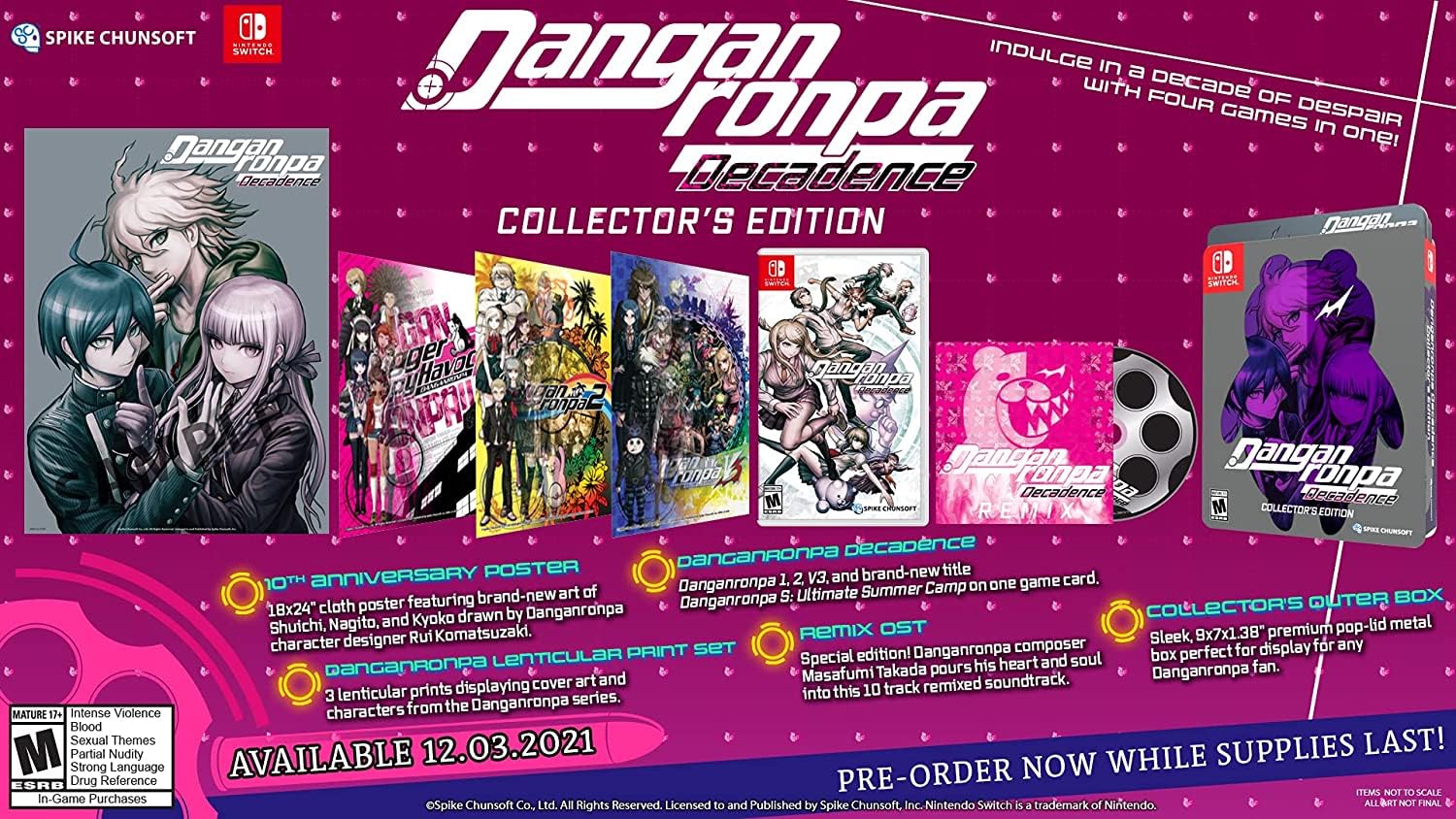 Danganronpa Decadence Collector's Edition - Nintendo Switch
