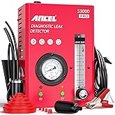 ANCEL S3000 PRO Automotive Smoke Machine with Built-in Air Pump and Pressure Gauge. Professional Vehicle Leak Diagnostic Dete