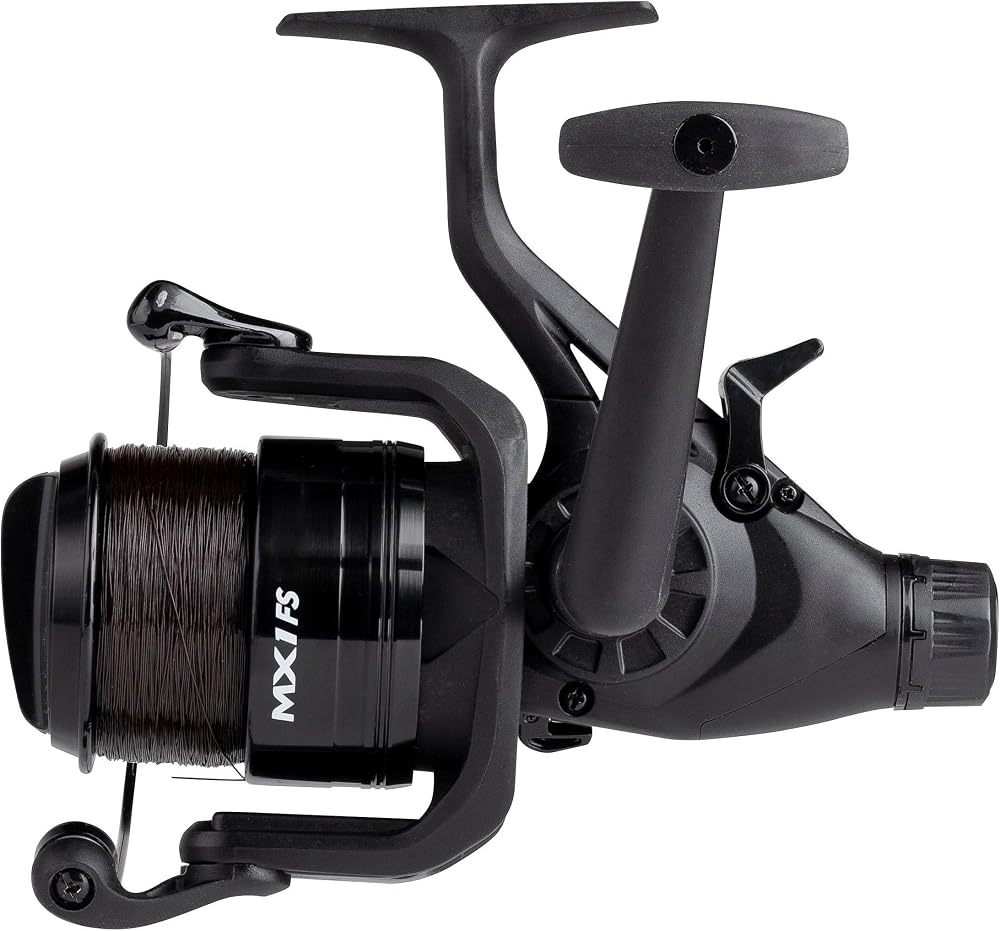 Mitchell MX1 FS 6500 Allround Spinning Reel with Line Black Aluminium