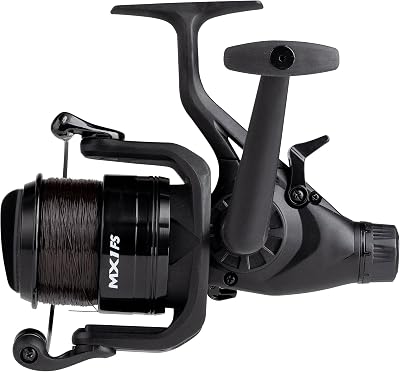 Mitchell MX1 FS 6500 Allround Spinning Reel with Line Black Aluminium