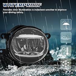 Shocklight LED Fog Lights Compatible with 2010 2011