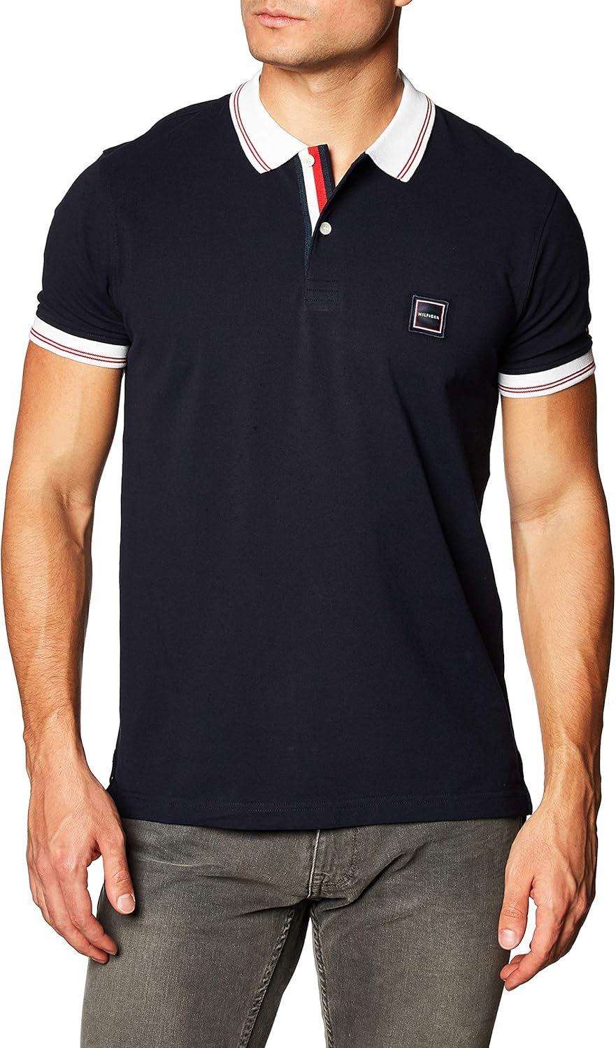 tommy hilfiger polo manga larga hombre