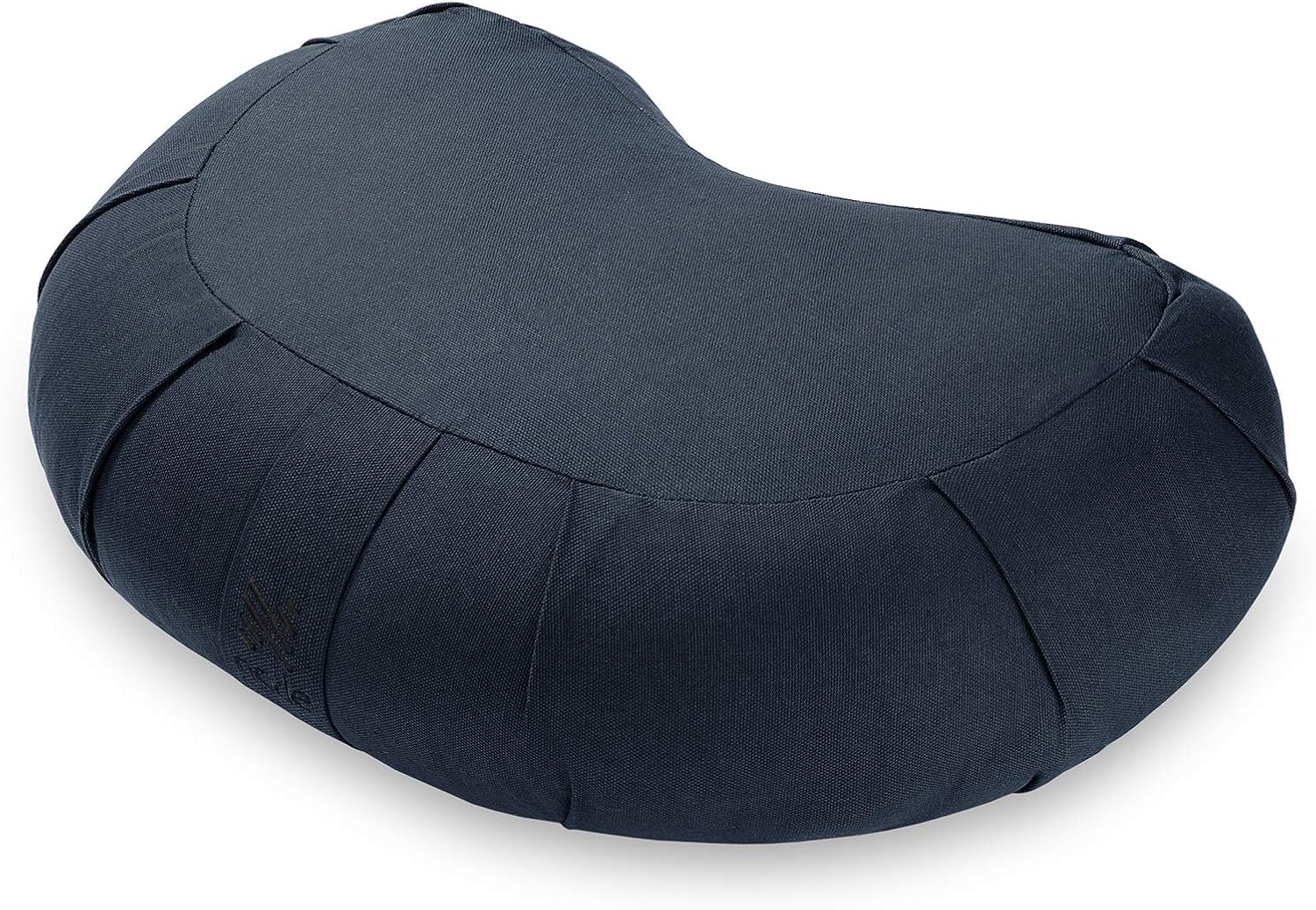 Node Fitness Organic Cotton 17" Crescent Meditation Cushion - Blue : Sports & Outdoors