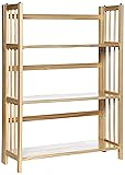 Casual Home 3-Shelf Folding Stackable Bookcase