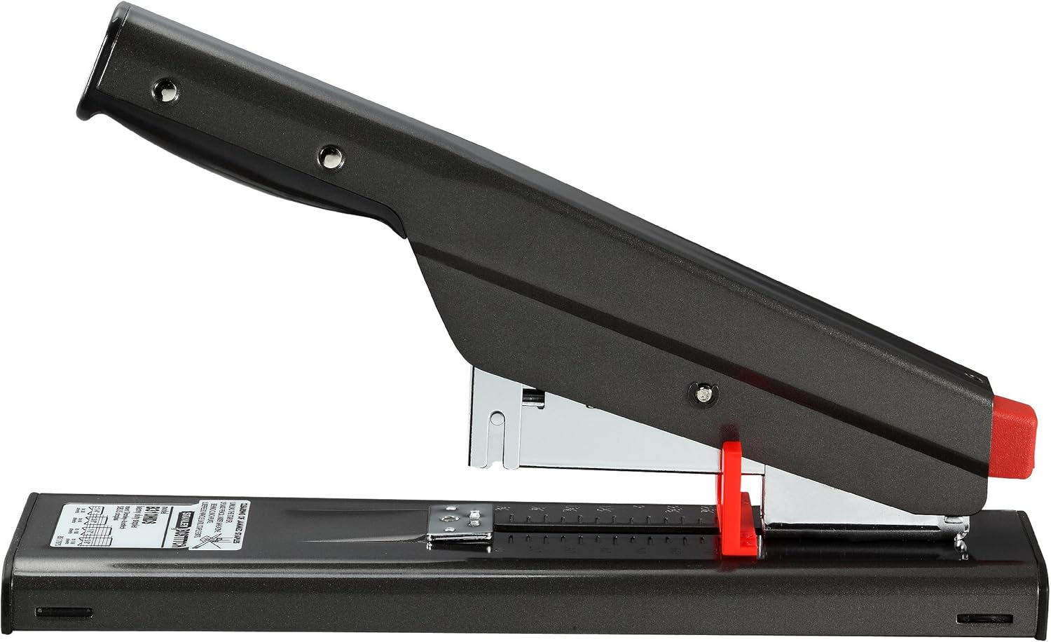 Bostitch Antimicrobial 130 Sheet Heavy Duty Stapler, Black (B310HDS) : Heavy Duty Desk Staplers : Office Products